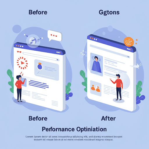 ilustracija o optimizaciji performansi